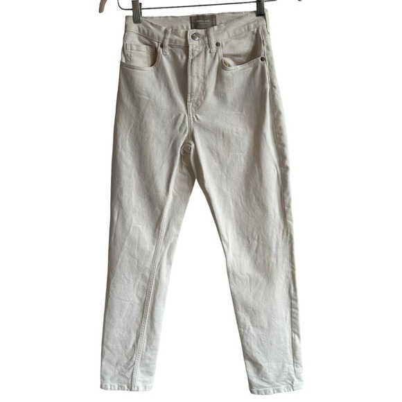 Everlane The Original Cheeky Jean in Bone, Size 25 - Picture 3 of 9